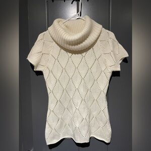 Chic Cream Cowl Neck Sweater